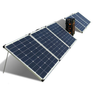 Alternative view of Gerador de energia portátil 3000Wh + 4x painel solar dobrável de 300W