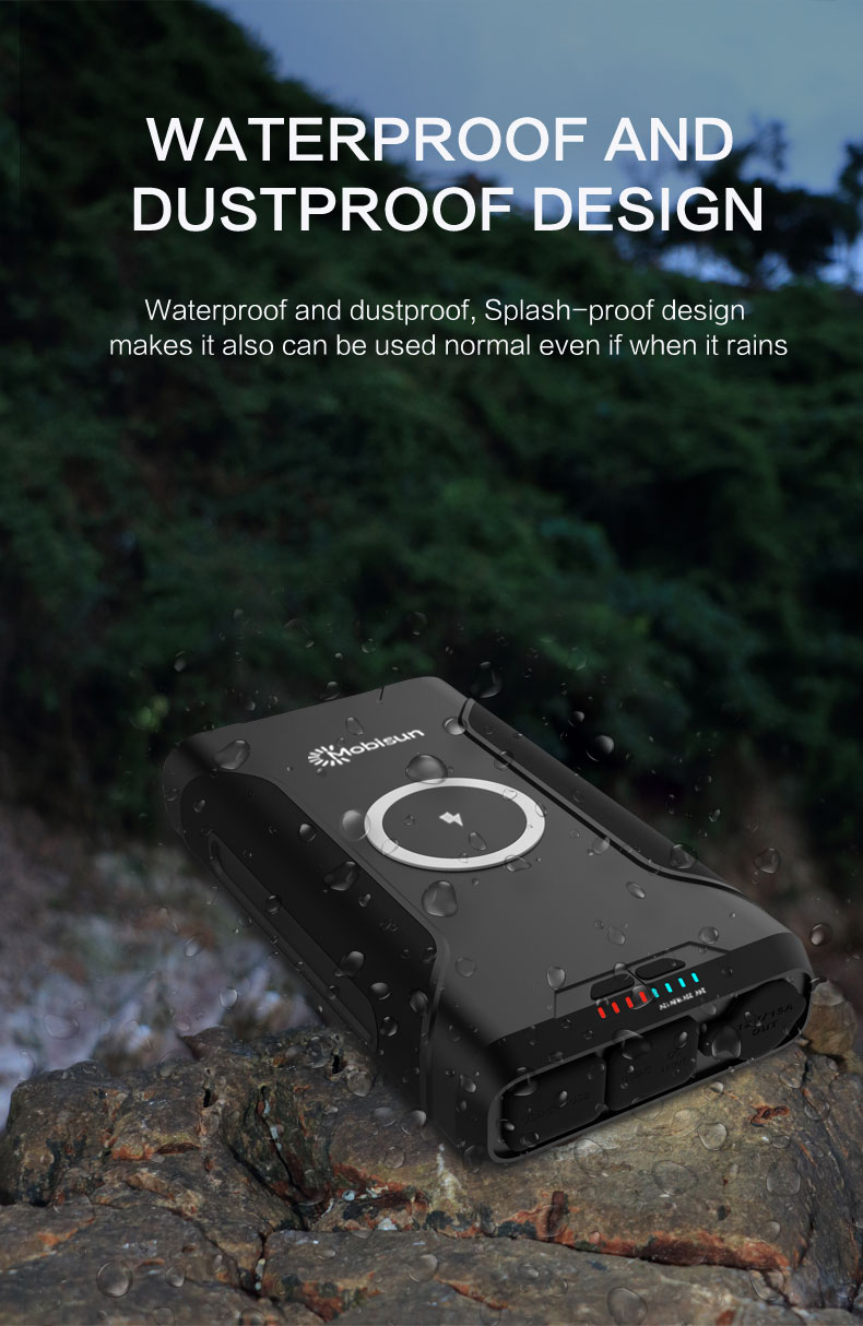 Mobisun 60W panneau solaire + 72,000mAh / 266Wh / 150W Outdoor Powerbank Bundle - Image 37