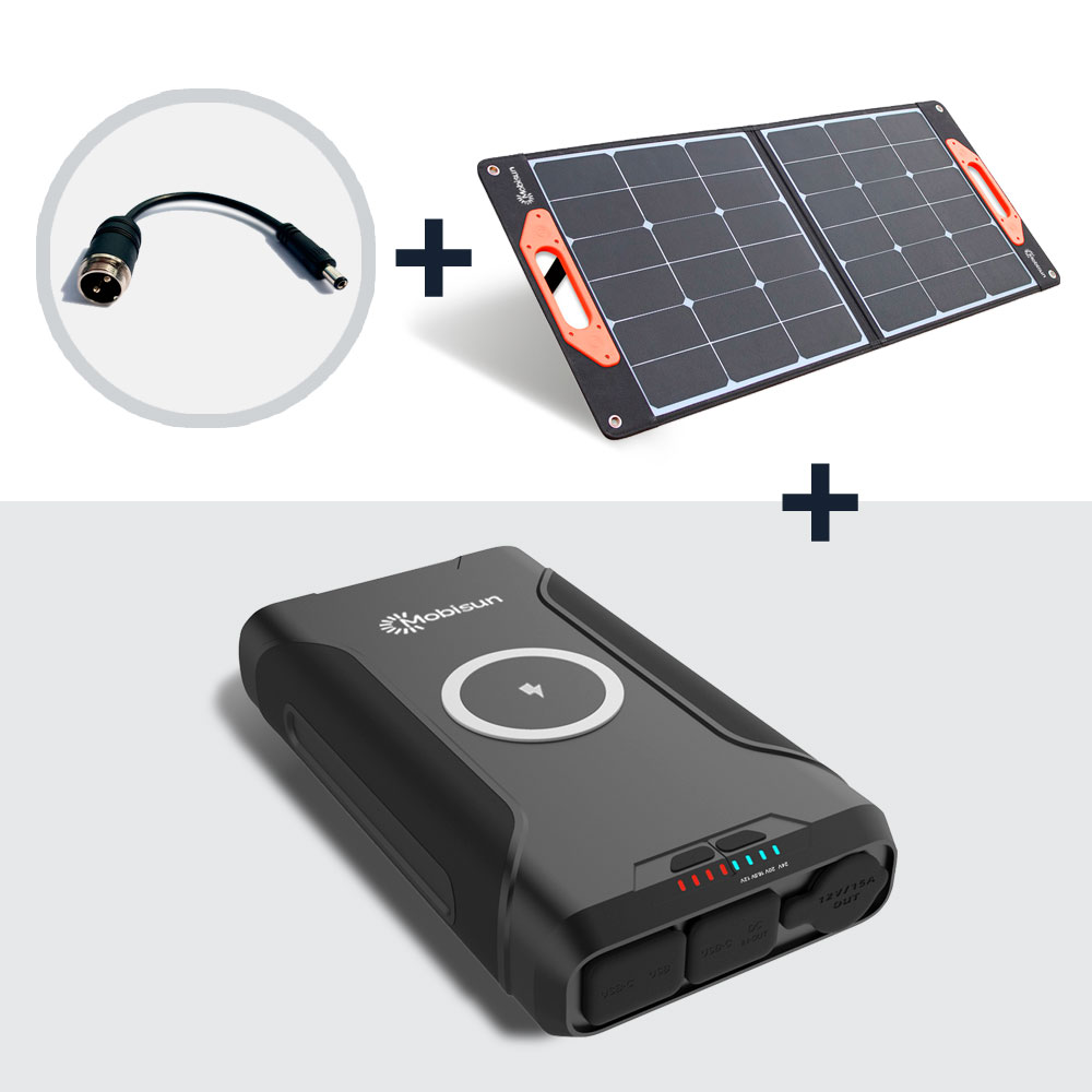 72.000mAh Powerbank + 60W Solarpanel